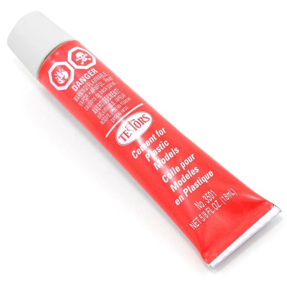 Testors Cement Glue Tube For Plastic Model 5/8 Fl Oz 18Ml New Sealed - Picture 1 of 11